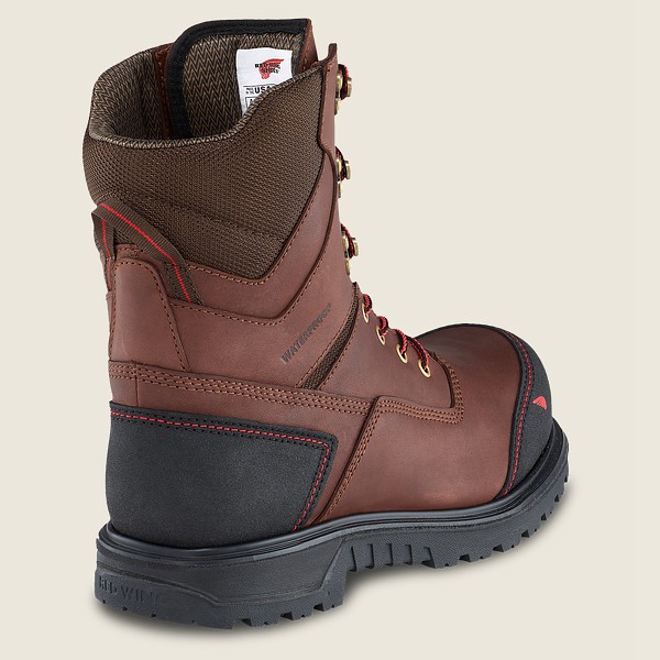 Bottes de Sécurité Red Wing - Brnr Xp - 8-Inch Insulated Waterproof Toe - Marron/Noir - Homme 315CUE